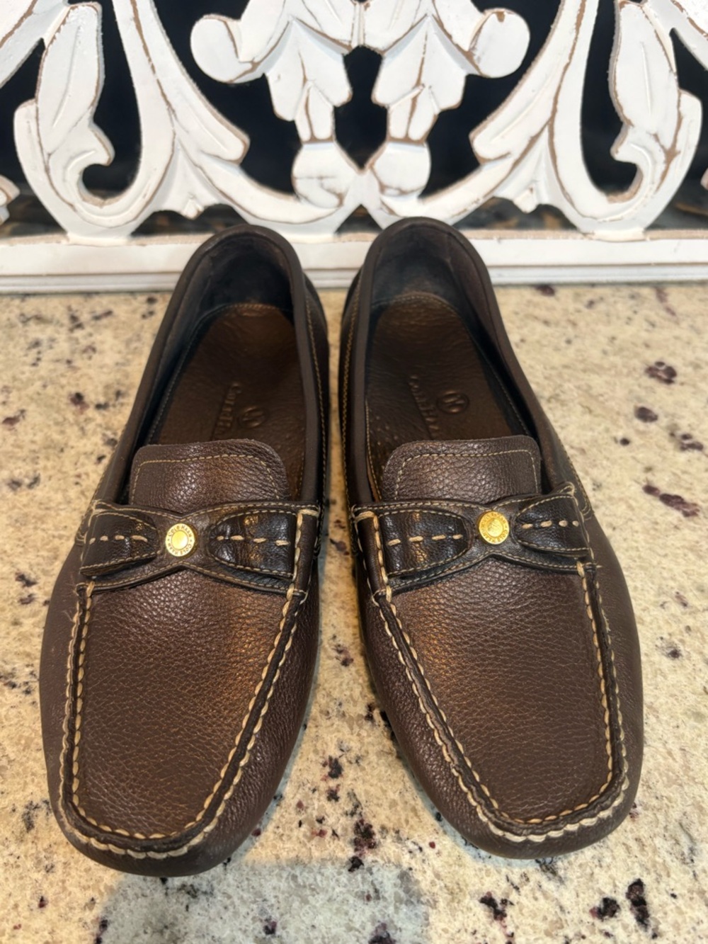 Cole Haan Brown Leather Driving Loafers Size 6.5